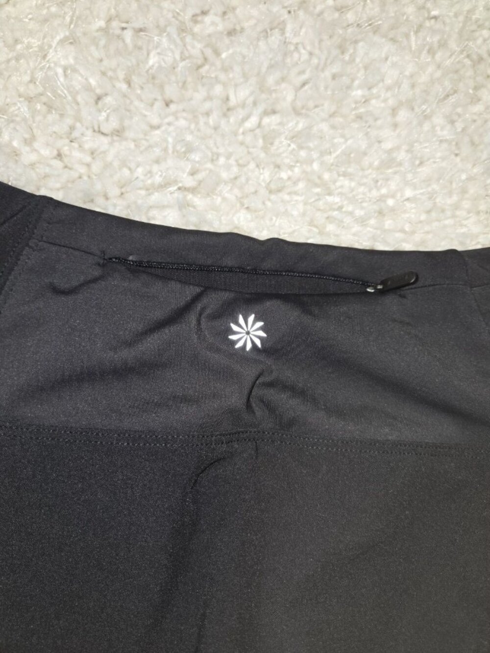 Athleta Tennis Pickleball Golf Fairway Pleated Skort Size XS Black Excellent - Picture 10 of 12